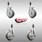 Service Caster 5 Inch 316SS Thermoplastic Rubber Swivel 3/4 Inch Stem Caster Brake SCC, 2PK SCC-SS316EX20S514-TPRB-2-TLB-2-34 - alternate 6